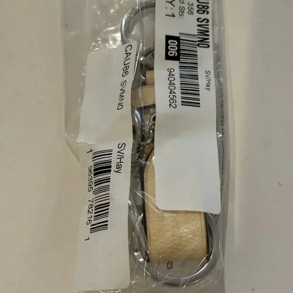 Coach Trigger Snap Bag Charm, Key chain/fob With Lemon Print, yellow, silver - Picture 12 of 13